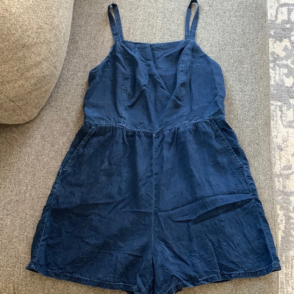Old Navy Faux-Denim Romper